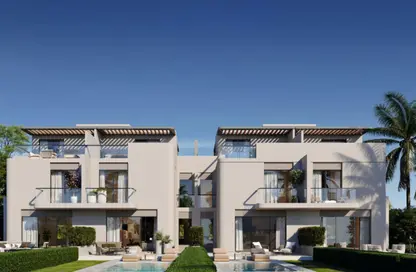 Twin House - 3 Bedrooms - 4 Bathrooms for sale in Lake West - Sheikh Zayed Compounds - Sheikh Zayed City - Giza
