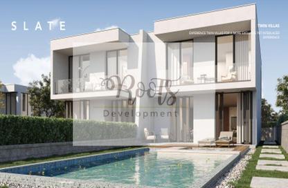 Twin House - 5 Bedrooms - 5 Bathrooms for sale in Direction White - Ras Al Hekma - North Coast