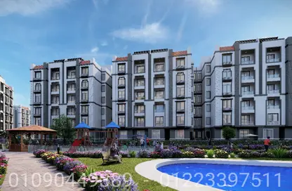 Apartment - 2 Bedrooms - 2 Bathrooms for sale in New Obour City - Qalyubia