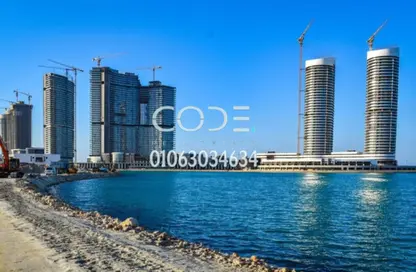 Apartment - 2 Bedrooms - 2 Bathrooms for sale in North Edge Towers - New Alamein City - Al Alamein - North Coast