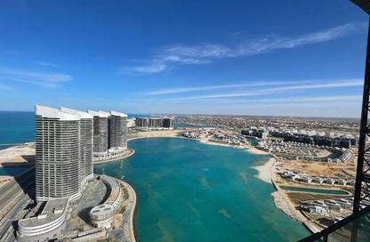 Apartment - 4 Bedrooms - 4 Bathrooms for sale in North Edge Towers - New Alamein City - Al Alamein - North Coast