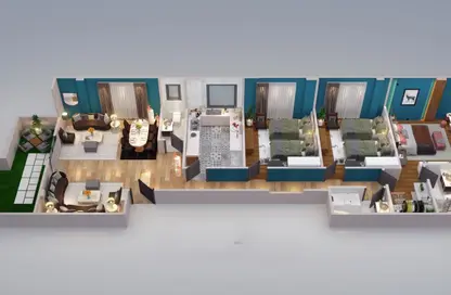 سطح - 3 غرف نوم - 3 حمامات للبيع في تمر حنه - كمبوندات التجمع الخامس - التجمع الخامس - مدينة القاهرة الجديدة - القاهرة