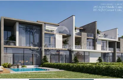 Twin House - 5 Bedrooms - 5 Bathrooms for sale in Saada Compound - New Cairo City - Cairo