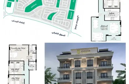 Apartment - 3 Bedrooms - 2 Bathrooms for sale in North Rehab - New Cairo City - Cairo