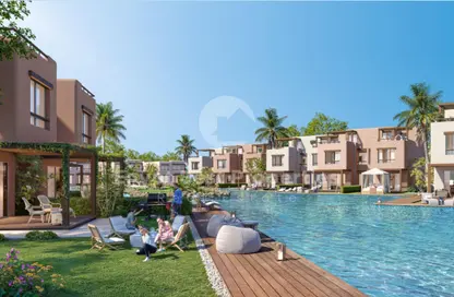 Chalet - 2 Bedrooms - 3 Bathrooms for sale in Hacienda Waters - Qesm Ad Dabaah - North Coast