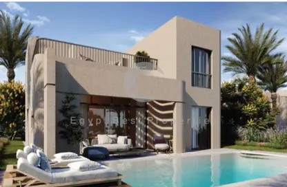 Twin House - 4 Bedrooms - 4 Bathrooms for sale in Kamaran - Al Gouna - Hurghada - Red Sea
