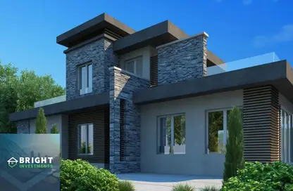 Twin House - 4 Bedrooms - 4 Bathrooms for sale in New Giza - Cairo Alexandria Desert Road - 6 October City - Giza