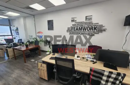 Office Space - Studio - 1 Bathroom for rent in Arkan Plaza - 26th of July Corridor - Sheikh Zayed City - Giza