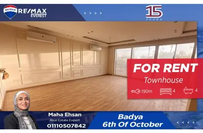 Townhouse - 3 Bedrooms - 4 Bathrooms for rent in Badya Palm Hills - 6 October Compounds - 6 October City - Giza