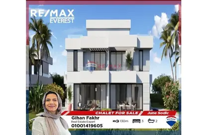Chalet - 3 Bedrooms - 2 Bathrooms for sale in June - Ras Al Hekma - North Coast
