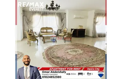 Apartment - 3 Bedrooms - 3 Bathrooms for rent in Opera City - 6th District - Sheikh Zayed City - Giza