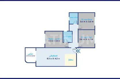 Chalet - 3 Bedrooms - 2 Bathrooms for sale in June - Ras Al Hekma - North Coast Chalet - 3 Bedrooms - 2 Bathrooms for sale in June - Ras Al Hekma - North Coast