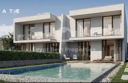 Twin House - 5 Bedrooms - 6 Bathrooms for sale in Direction White - Ras Al Hekma - North Coast