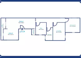 Apartment - 2 Bedrooms - 2 Bathrooms for sale in Tharwat - Hay Sharq - Alexandria