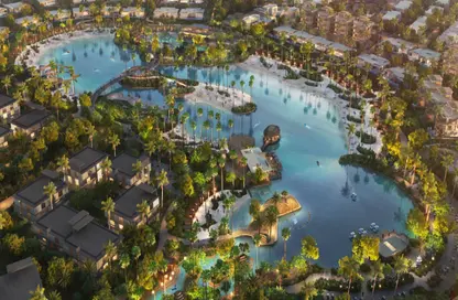 Chalet - 2 Bedrooms - 2 Bathrooms for sale in Ramla Lakeside - Qesm Ad Dabaah - North Coast