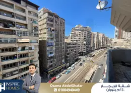 شقة - 3 غرف نوم - 2 حمامات للايجار في شارع محمد الاقبال - لوران - حي شرق - الاسكندرية