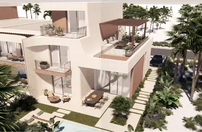 Chalet - 2 Bedrooms - 2 Bathrooms for sale in Ramla Lakeside - Qesm Ad Dabaah - North Coast