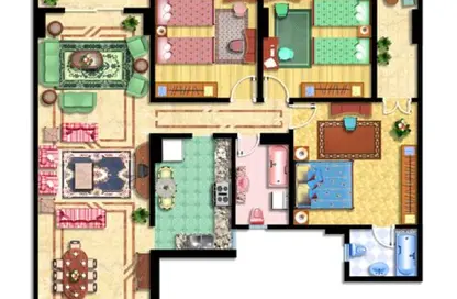 Apartment - 3 Bedrooms - 2 Bathrooms for sale in Thirteenth Sector - Zahraa El Maadi - Hay El Maadi - Cairo