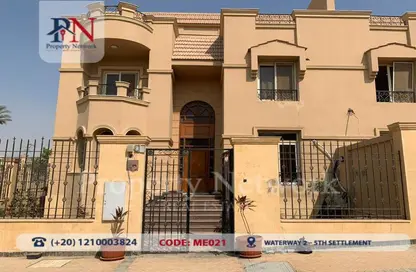 Villa - 4 Bedrooms - 4 Bathrooms for sale in The Waterway Villas - Ext North Inves Area - New Cairo City - Cairo