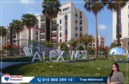 Apartment - 2 Bedrooms - 1 Bathroom for sale in Alex West - Alexandria Compounds - Alexandria