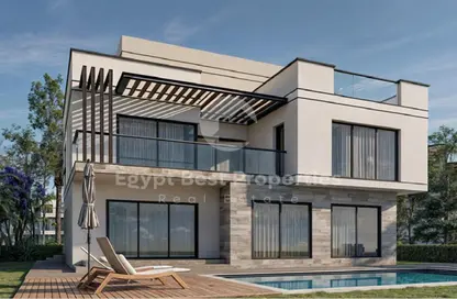 Villa - 3 Bedrooms - 4 Bathrooms for sale in Palm Hills New Cairo - 5th Settlement Compounds - The 5th Settlement - New Cairo City - Cairo
