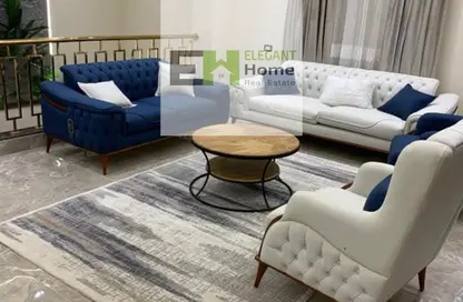 Duplex - 3 Bedrooms - 2 Bathrooms for rent in Al Gezira St. - South Investors Area - New Cairo City - Cairo