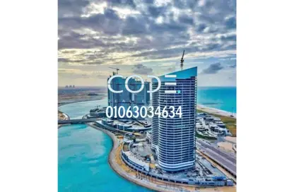 شقة - غرفة نوم - 1 حمام للبيع في نورث ايدج تاورز - مدينة العلمين الجديدة - العلمين - الساحل الشمالي