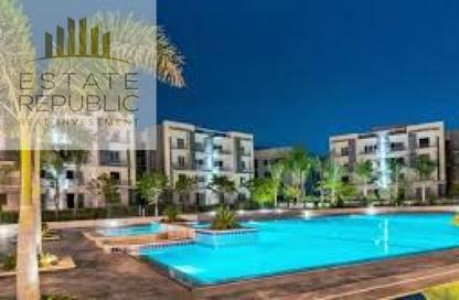 Apartment - 2 Bedrooms - 2 Bathrooms for sale in Galleria Moon Valley - South Investors Area - New Cairo City - Cairo