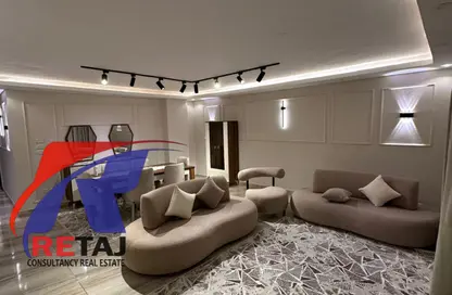 Apartment - 3 Bedrooms - 2 Bathrooms for rent in Street 10 - Al Waha City - 10th District - Nasr City - Cairo