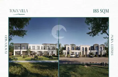 تاون هاوس - 3 غرف نوم - 3 حمامات للبيع في كريسينت واك - كمبوندات التجمع الخامس - التجمع الخامس - مدينة القاهرة الجديدة - القاهرة