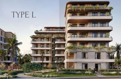 Apartment - 3 Bedrooms - 3 Bathrooms for sale in Crescent Walk - 5th Settlement Compounds - The 5th Settlement - New Cairo City - Cairo