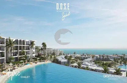 Chalet - 3 Bedrooms - 3 Bathrooms for sale in Ramla Lakeside - Qesm Ad Dabaah - North Coast