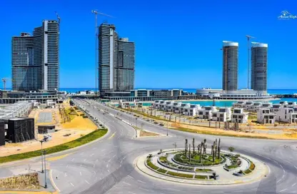 Apartment - 1 Bedroom - 2 Bathrooms for sale in The Gate Towers - New Alamein City - North Coast