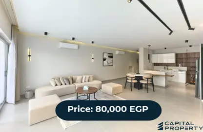 Apartment - 2 Bedrooms - 2 Bathrooms for rent in Lake View Residence - 5th Settlement Compounds - The 5th Settlement - New Cairo City - Cairo