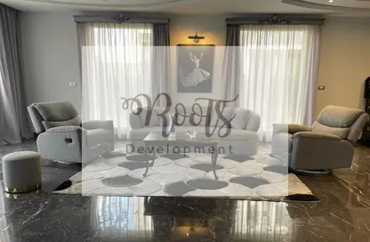 Twin House - 4 Bedrooms - 4 Bathrooms for rent in Cairo Festival City - North Investors Area - New Cairo City - Cairo