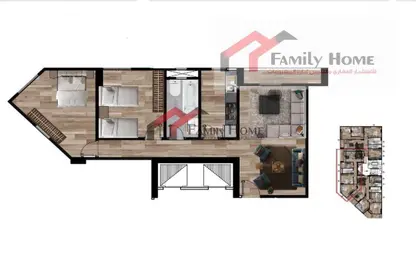 Apartment - 2 Bedrooms - 2 Bathrooms for sale in Nasr City - Cairo