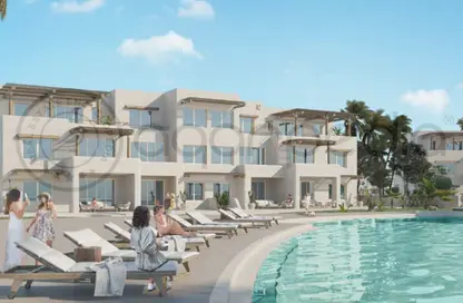 شاليه - 2 غرف نوم - 2 حمامات للبيع في هاسيندا وترز - قسم الضبعة - الساحل الشمالي