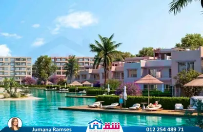 شاليه - 2 غرف نوم - 2 حمامات للبيع في هاسيندا وترز - قسم الضبعة - الساحل الشمالي
