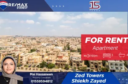 Apartment - 3 Bedrooms - 4 Bathrooms for rent in Yasmine District - 14th District - Sheikh Zayed City - Giza