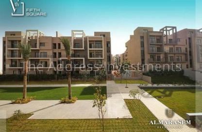 شقة - 3 غرف نوم - 2 حمامات للبيع في فيفث سكوير - التجمع الخامس - مدينة القاهرة الجديدة - القاهرة