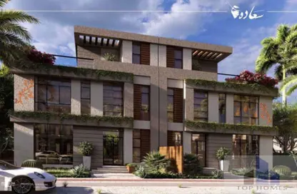 Twin House - 4 Bedrooms - 3 Bathrooms for sale in Saada Compound - New Cairo City - Cairo