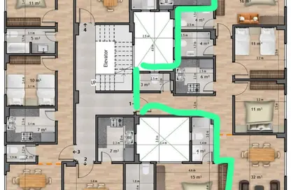 Apartment - 3 Bedrooms - 3 Bathrooms for sale in New Heliopolis Compounds - New Heliopolis - Cairo