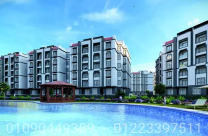 Apartment - 2 Bedrooms - 2 Bathrooms for sale in Bait Alwatan - New Obour City - Qalyubia