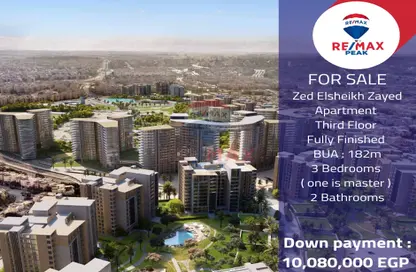 Apartment - 3 Bedrooms - 3 Bathrooms for sale in Zed Towers - Sheikh Zayed Compounds - Sheikh Zayed City - Giza