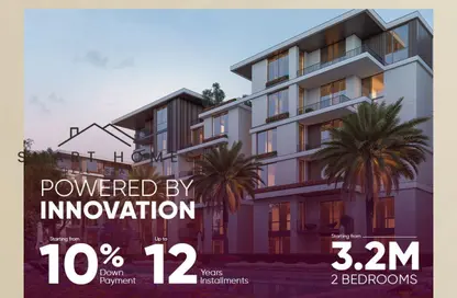 شقة - 2 غرف نوم - 2 حمامات للبيع في جنوب الاحياء - طريق الواحات - مدينة 6 أكتوبر - الجيزة