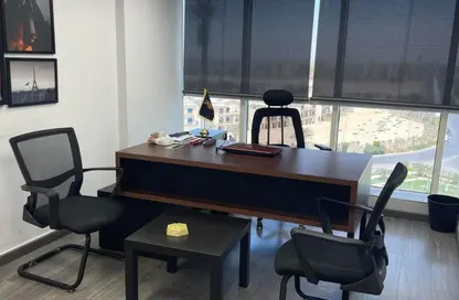 Office Space - Studio - 2 Bathrooms for rent in Business Plus - North Teseen St. - The 5th Settlement - New Cairo City - Cairo