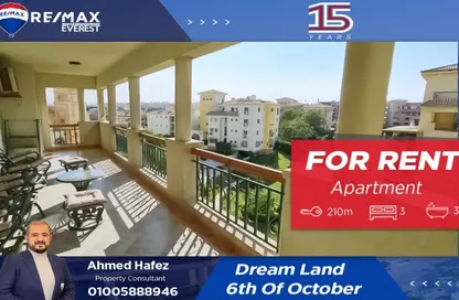 Apartment - 3 Bedrooms - 3 Bathrooms for rent in Hay El Ashgar - Al Wahat Road - 6 October City - Giza