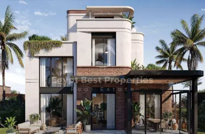 Villa - 7+ Bedrooms - 7+ Bathrooms for sale in Crescent Walk - 5th Settlement Compounds - The 5th Settlement - New Cairo City - Cairo