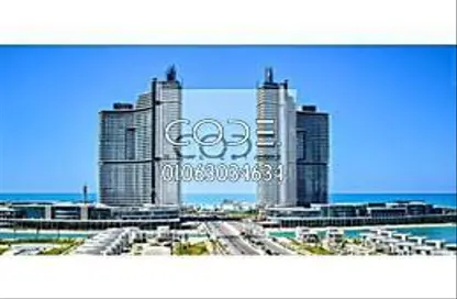 Apartment - Studio - 1 Bathroom for sale in The Gate Towers - New Alamein City - Al Alamein - North Coast