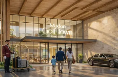 Apartment - 2 Bedrooms - 2 Bathrooms for sale in Modon Golf Town - The 6th Settlement - New Cairo City - Cairo